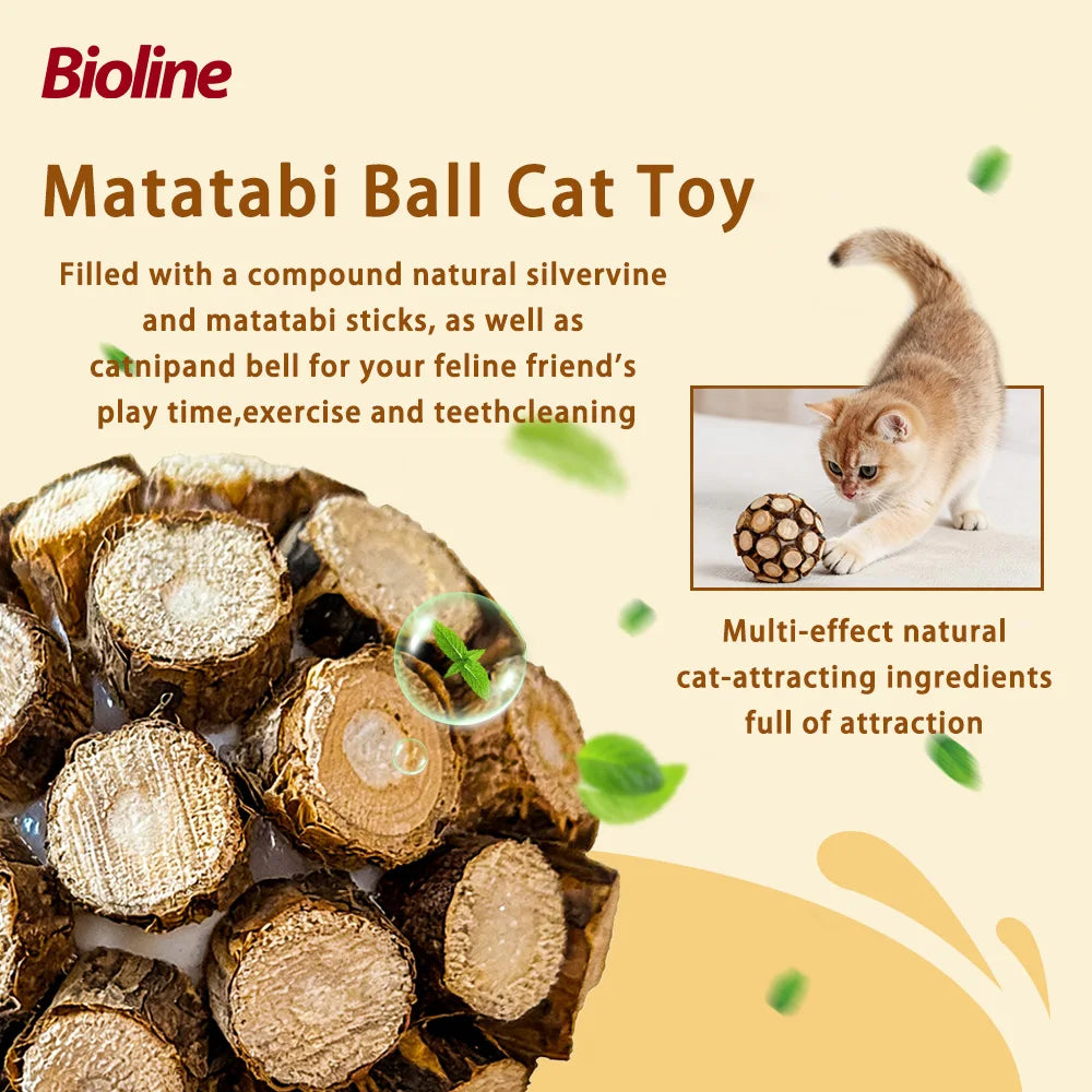 Silvervine Matatabi Cat Toy Ball