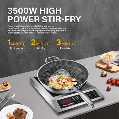 SUNATUR Mini Circular Electric Induction Stove 220V