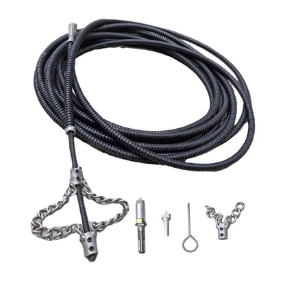 Drill-Powered Drain Snake Auger