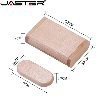 JASTER Wooden USB 2.0 Flash Drive