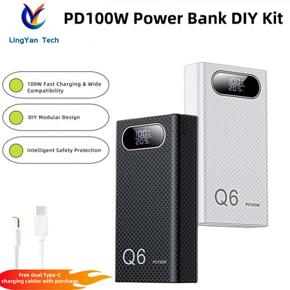 PD100W Fast Charging DIY Power Bank Kit