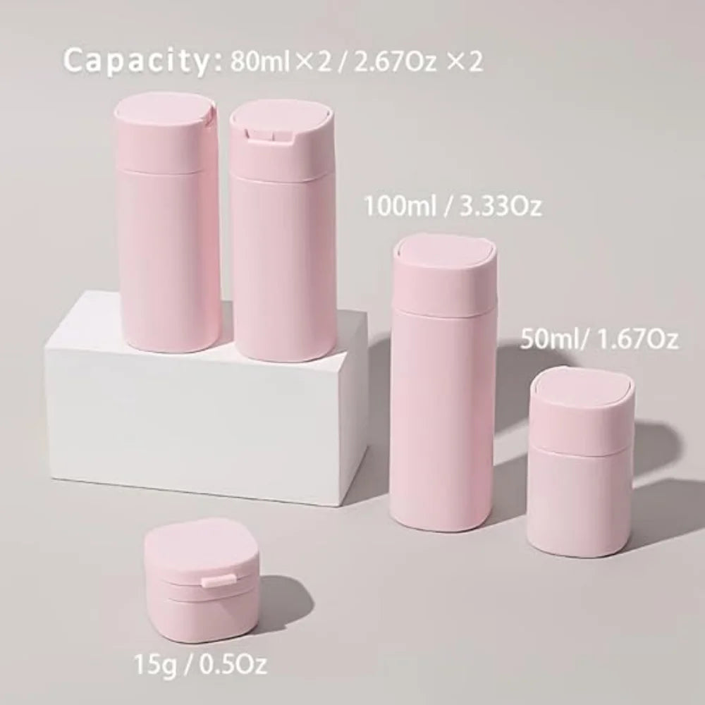 Leakproof Travel Toiletry Bottles Set