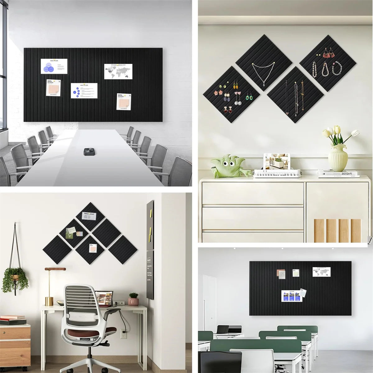 Large Felt Bulletin Board Wall Tiles