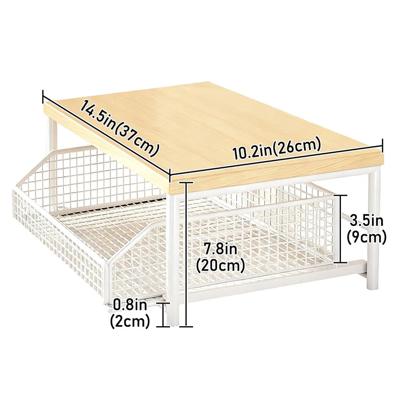 Countertop Storage Shelf Organizer