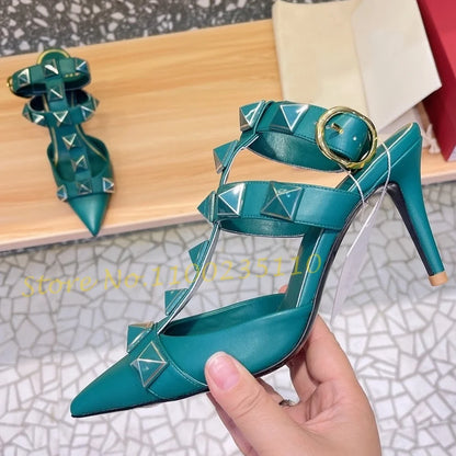 Luxury Brand Sandals Shoes With Heels