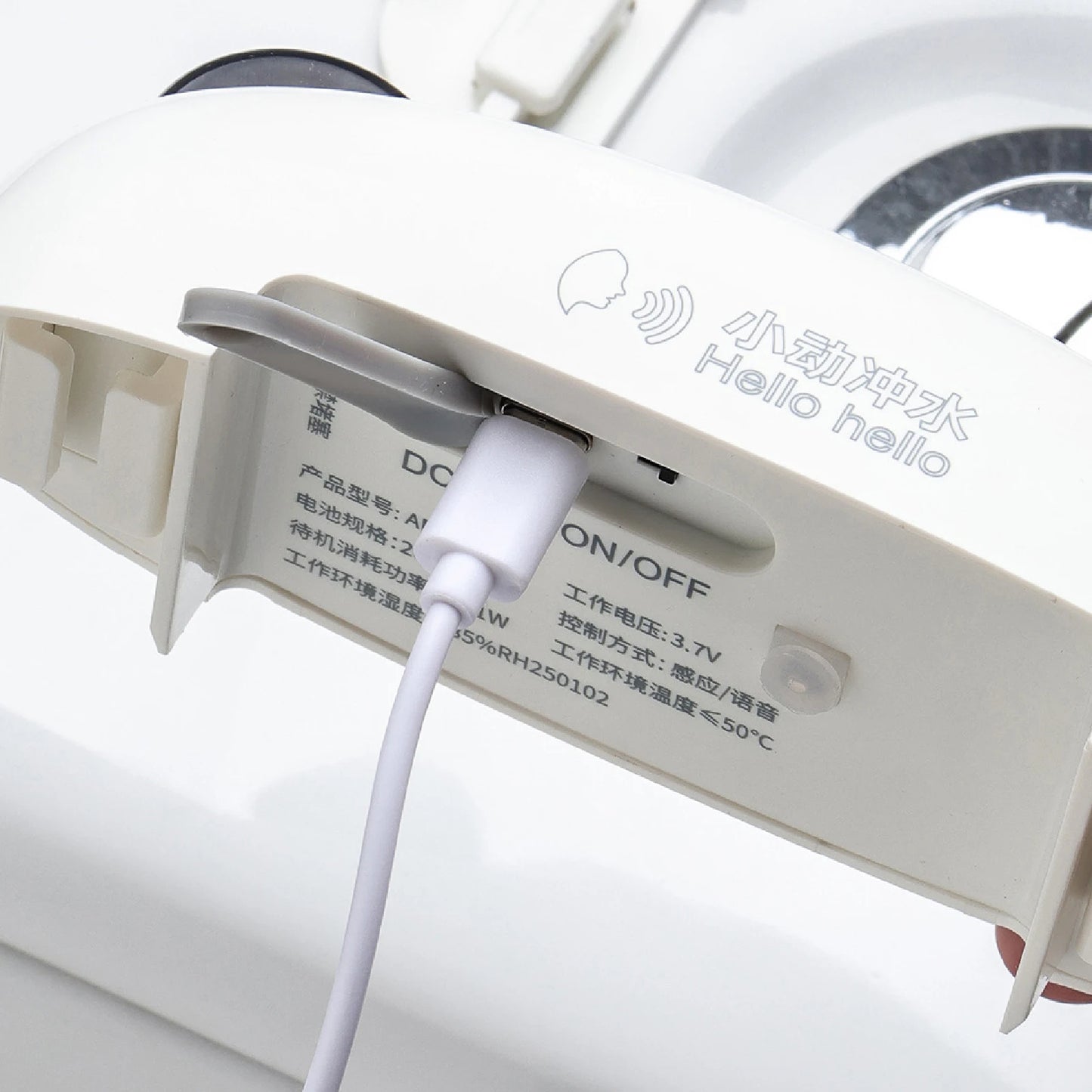 Voice-Control Touchless Toilet Auto Flusher