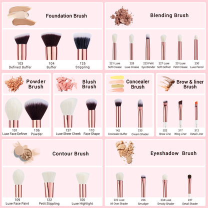 Jessup Makeup Brushes Set