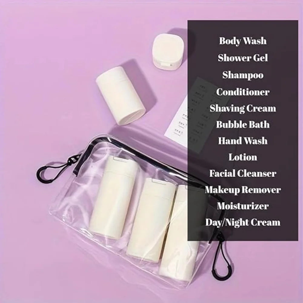 Leakproof Travel Toiletry Bottles Set