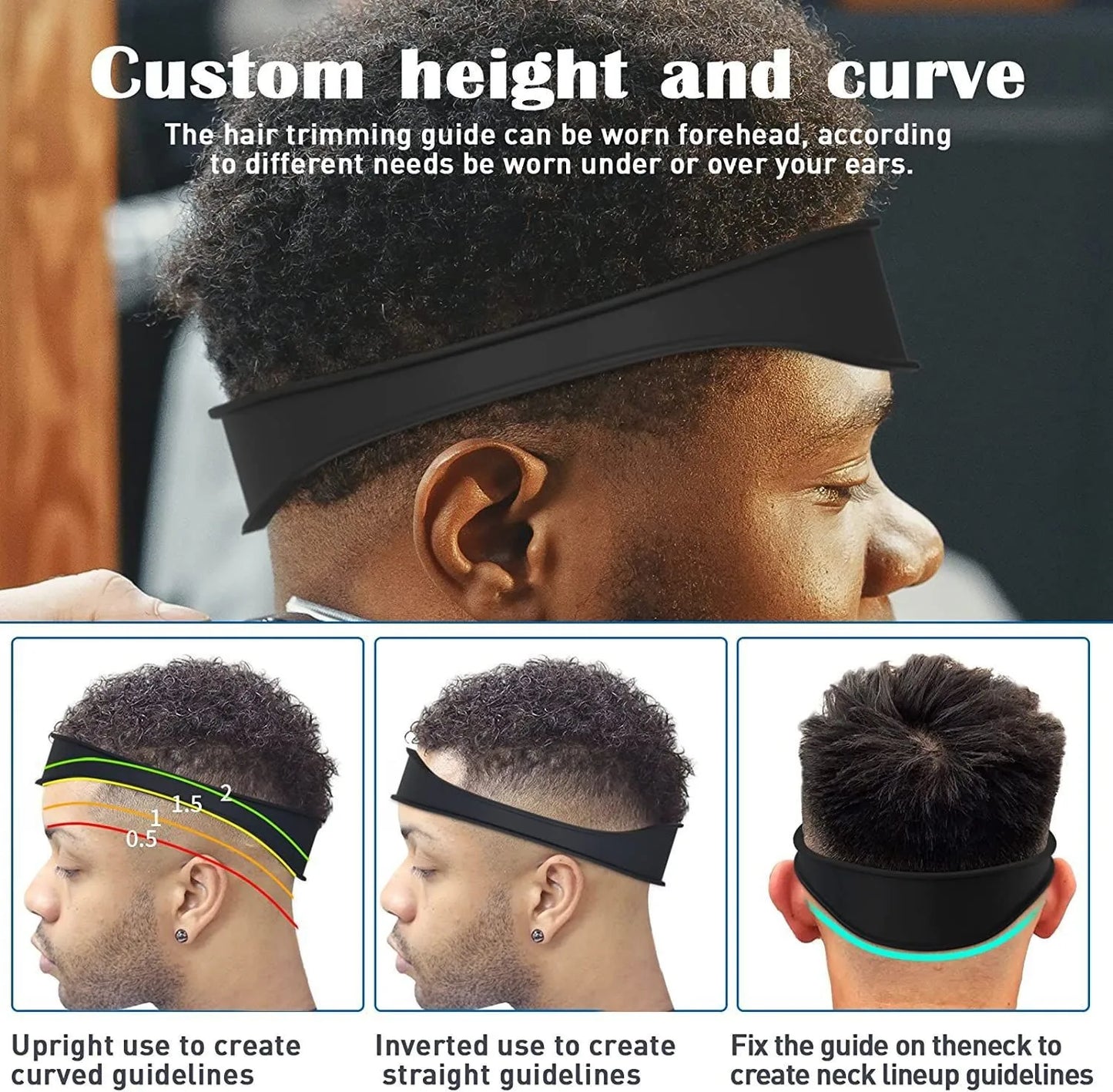 Silicone Haircut Neckline Template