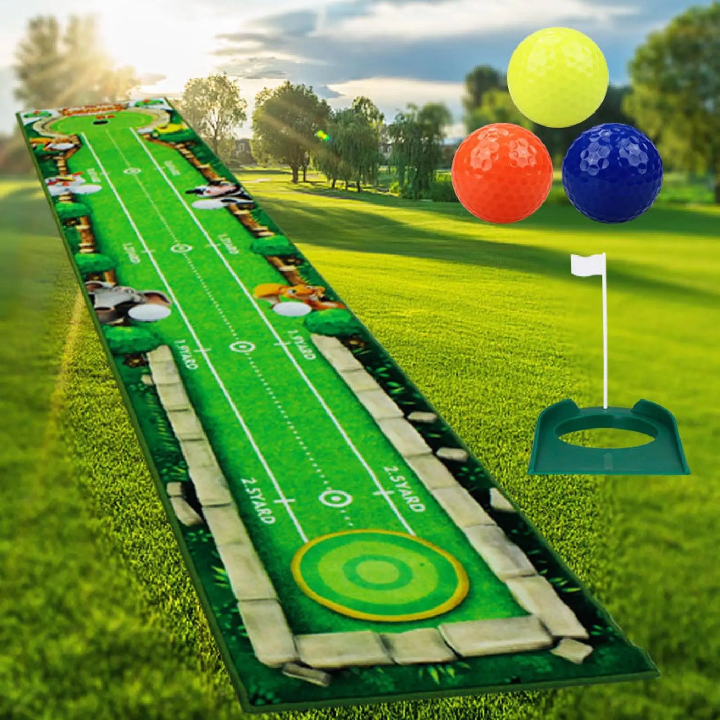 Portable Golf Putting Mat