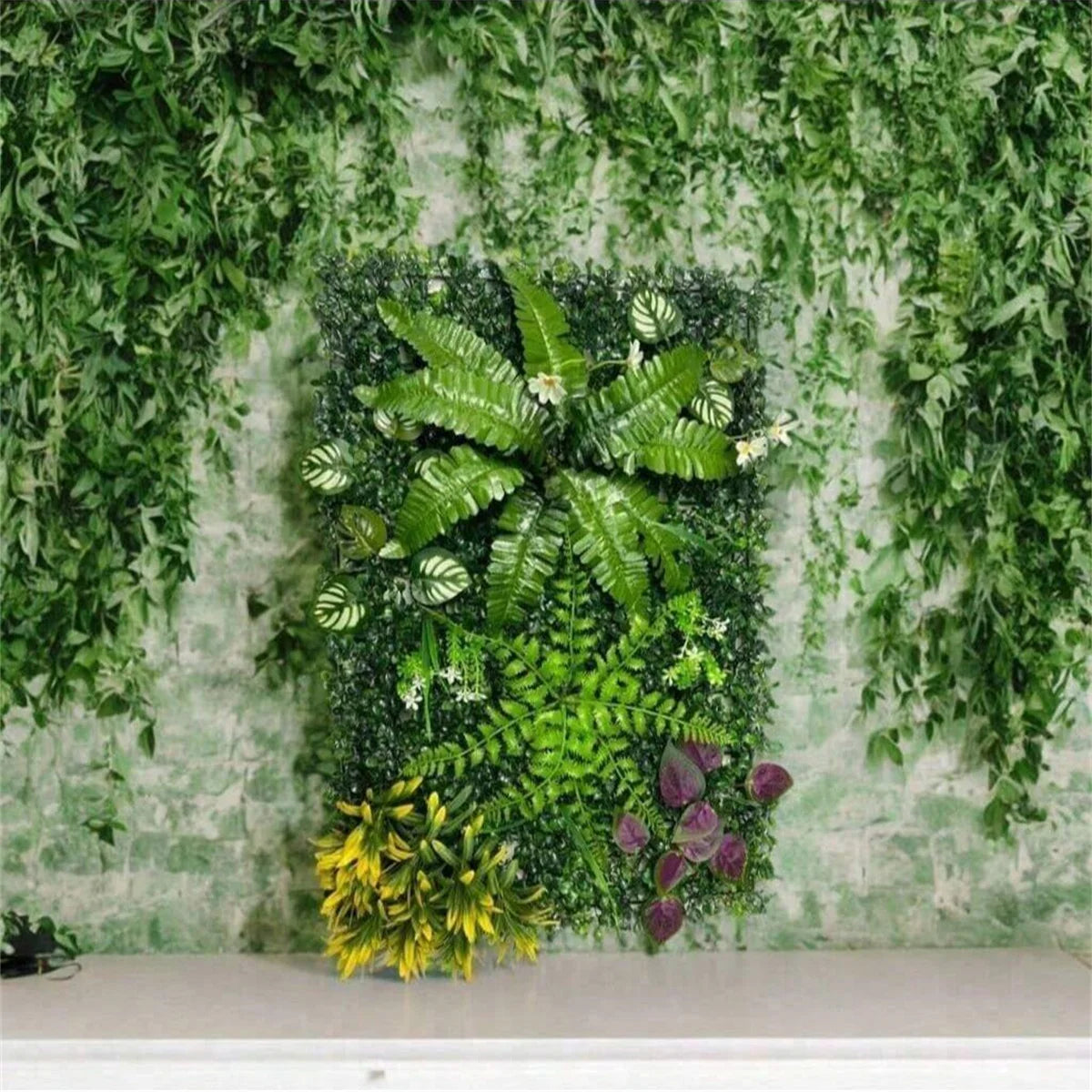 Artificial Green Plant Wall Panel