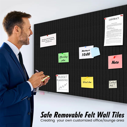 Large Felt Bulletin Board Wall Tiles