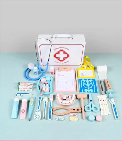 Wooden Doctor Kit For Kids