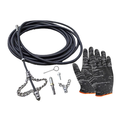 Drill-Powered Drain Snake Auger