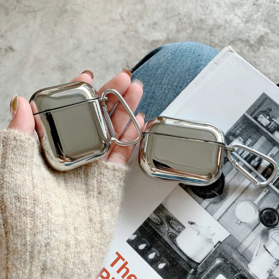 Xnyocn Electroplate Earphone Case For Airpods