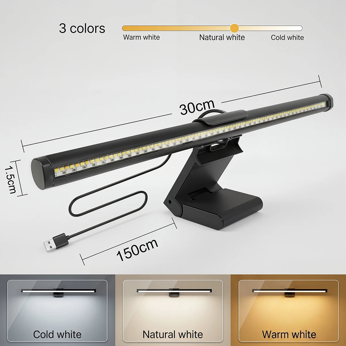 30cm USB LED Monitor Light Bar