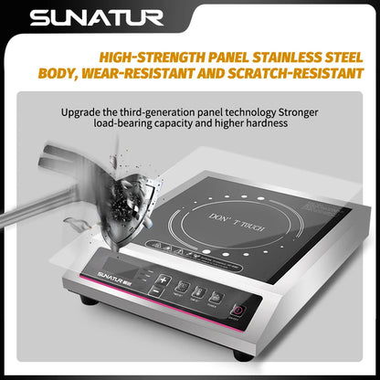 SUNATUR Mini Circular Electric Induction Stove 220V