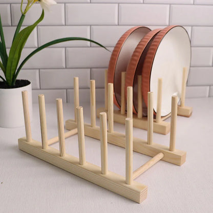 Wooden Kitchen Dish Drying Rack
