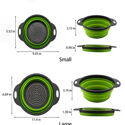 Foldable Kitchen Filter Pot with Handle & Base