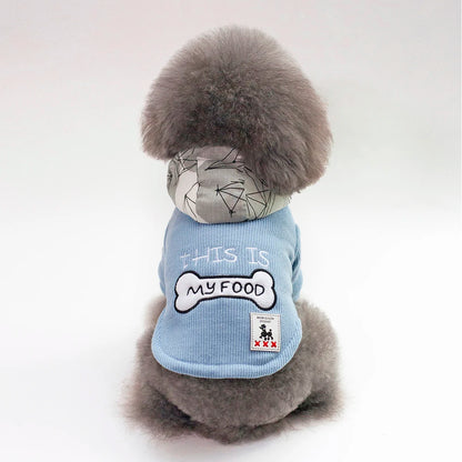 Warm Cotton Winter Dog Jacket Hoodie