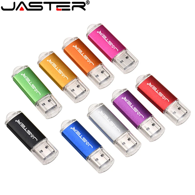 Portable USB 2.0 Memory Stick with Key Ring – Multiple Capacities & Colors