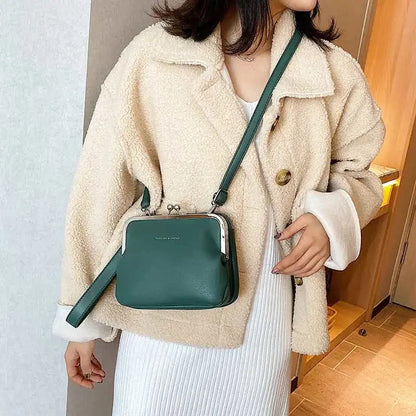Vintage Leather Crossbody Handbag