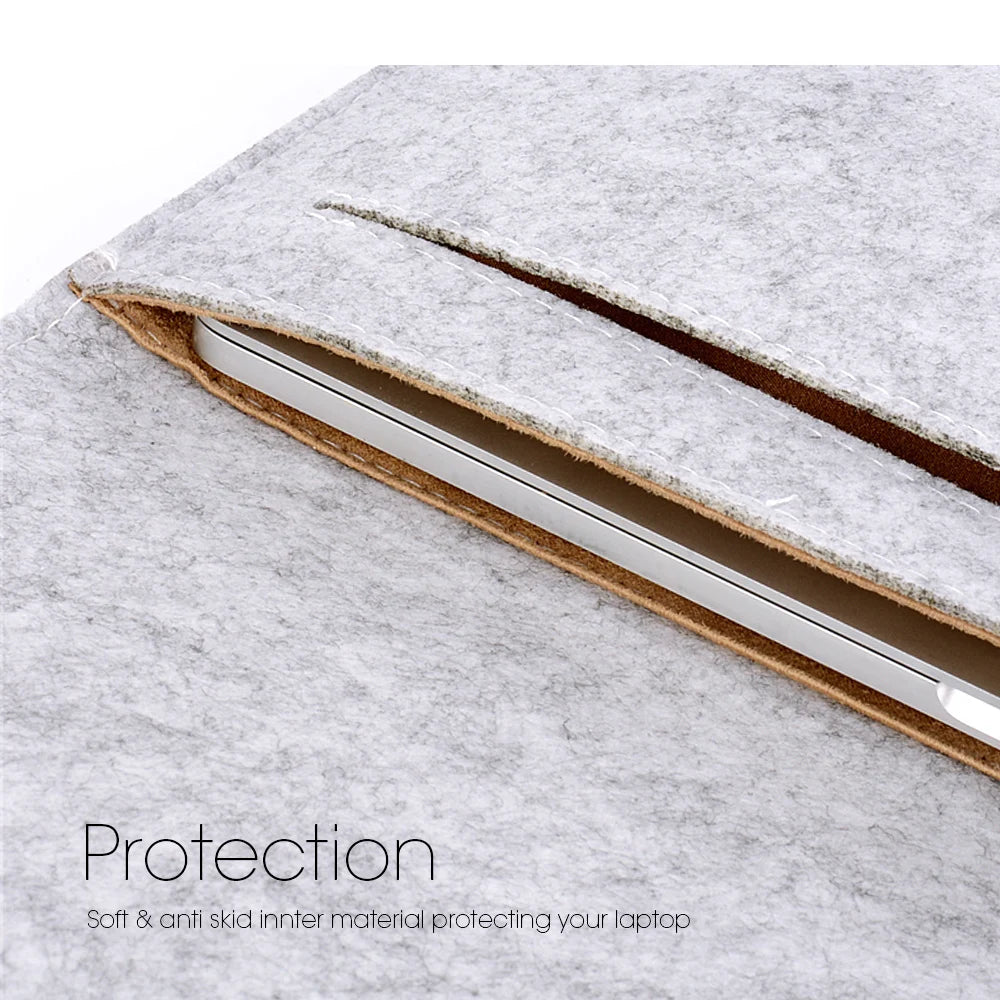 Protective Wool Felt Laptop & Tablet Sleeve