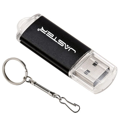 Portable USB 2.0 Memory Stick with Key Ring – Multiple Capacities & Colors