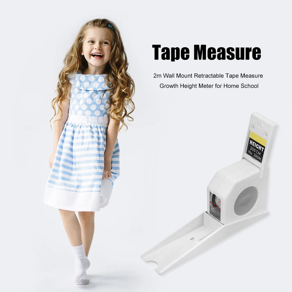 Wall-Mounted Height Measuring Tape