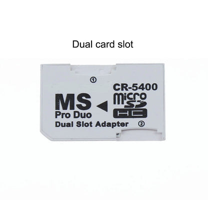 YuXi Memory Card Adapter Micro SD for PSP 2 Slots