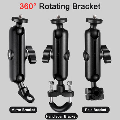 Metal Motorcycle  Camera Handlebar Bracket