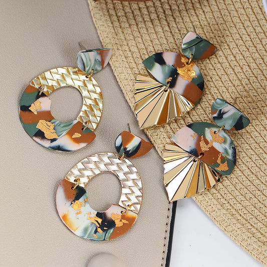 Lifefontier Bohemian Pattern Earrings