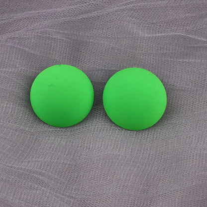 Geometry Neon Round Square Acrylic Earrings