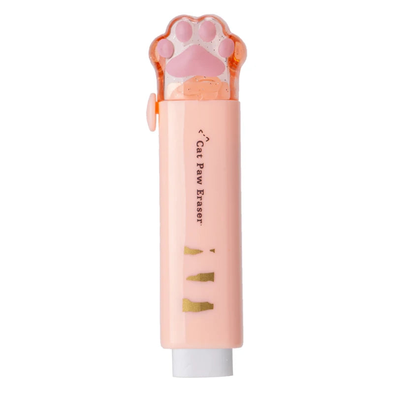 Retractable Cat Claw Pencil Eraser