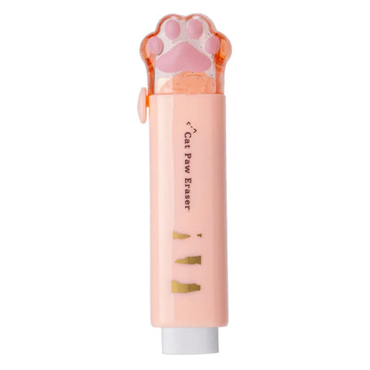 Retractable Cat Claw Pencil Eraser