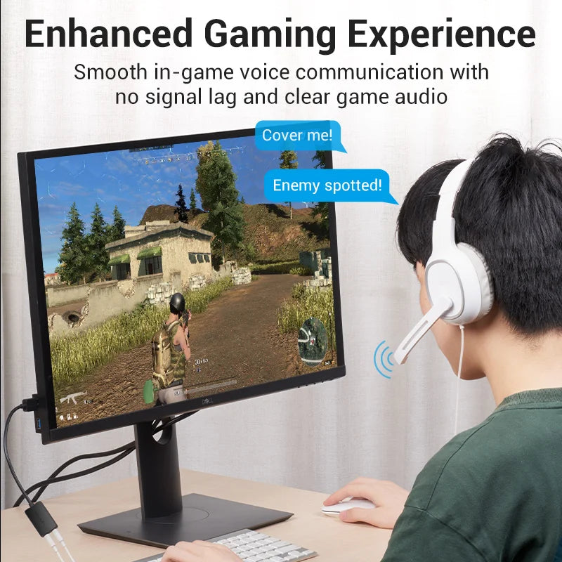 USB External Sound Card Adapter