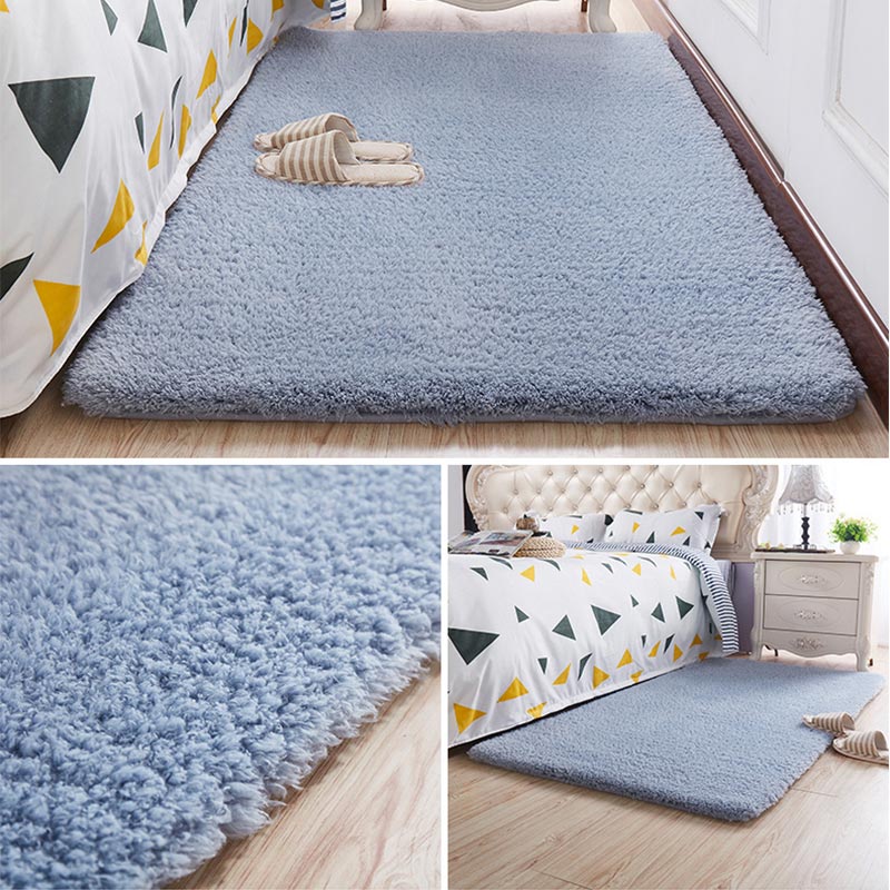 Nordic Fluffy Carpet For Bedroom Living Room