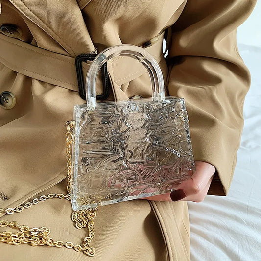 Fashion Transparent Acrylic Box Handbag