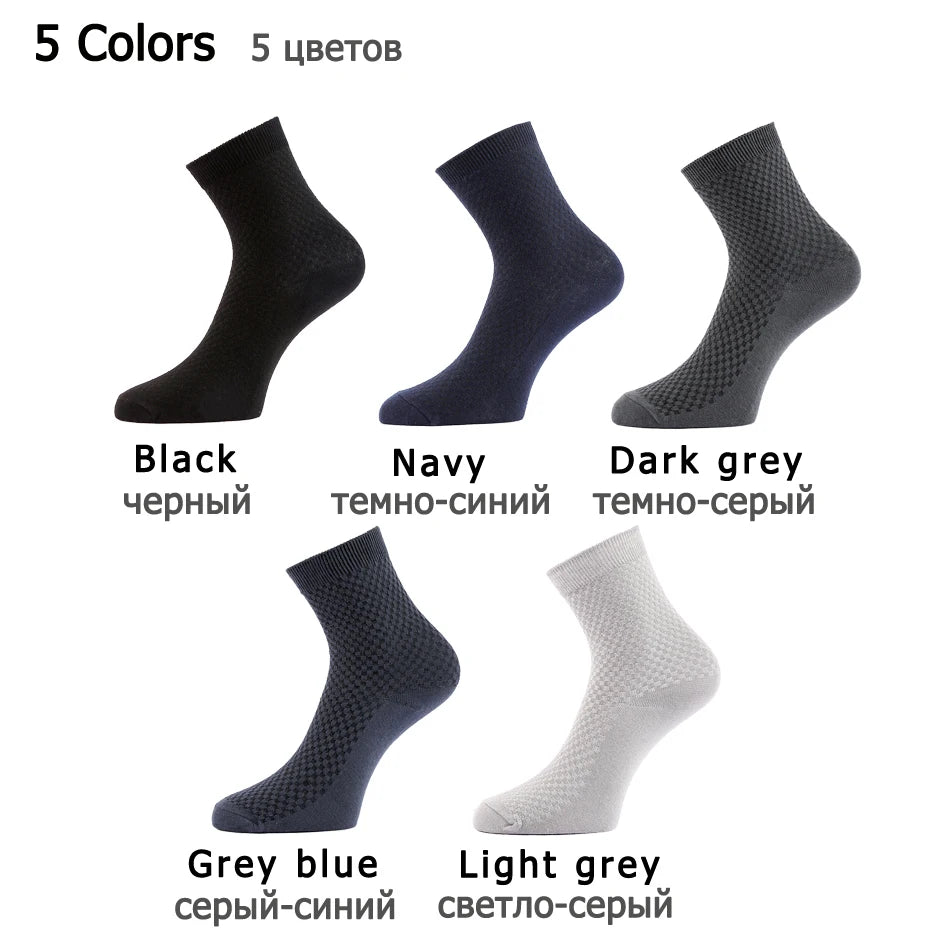 Men’s Bamboo Fiber Compression Socks 10 Pairs