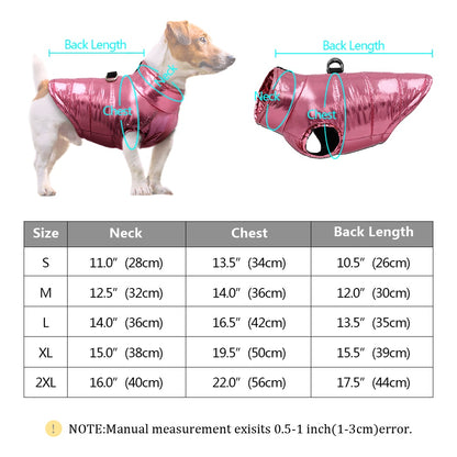 Waterproof Dog Clothes Puppy Pet Jacket