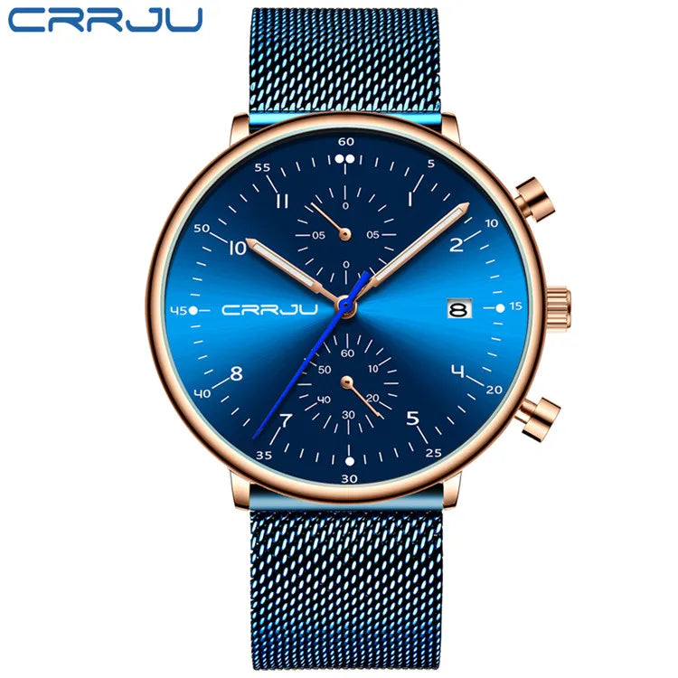2278 Men's Stainless Steel Quartz Chronograph Watch