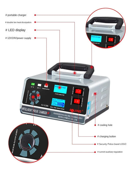 Smart Pulse Battery Charger 12V/24V