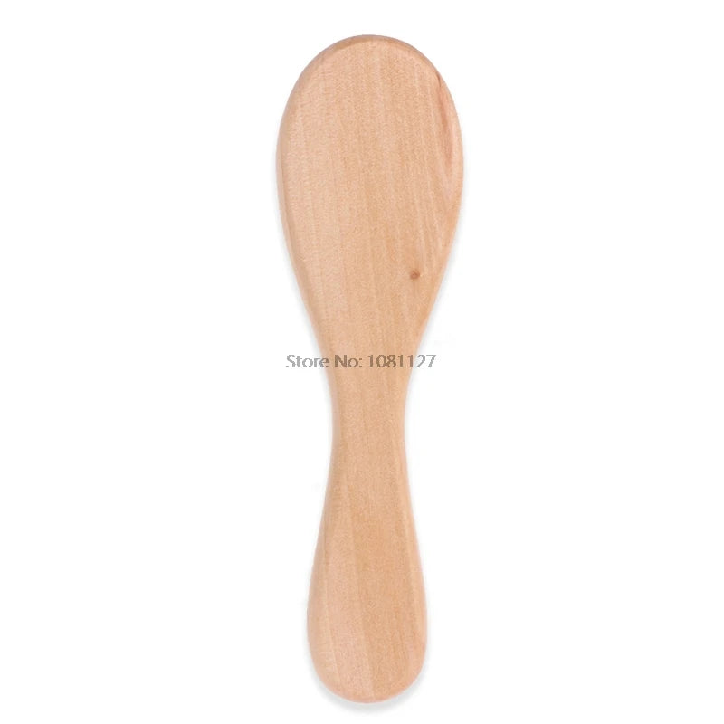 Wooden Handle Goat Hair Baby Brush