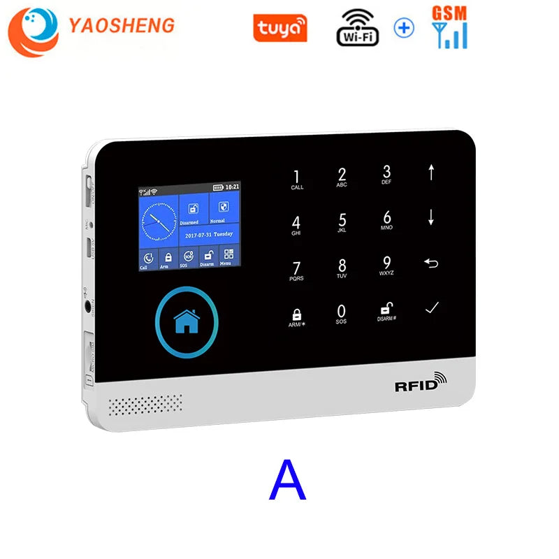 Wireless Security System with Sensors & App Control