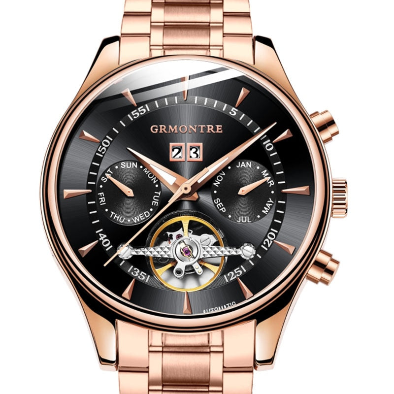 GRmontre tourbillon mechanical men watch