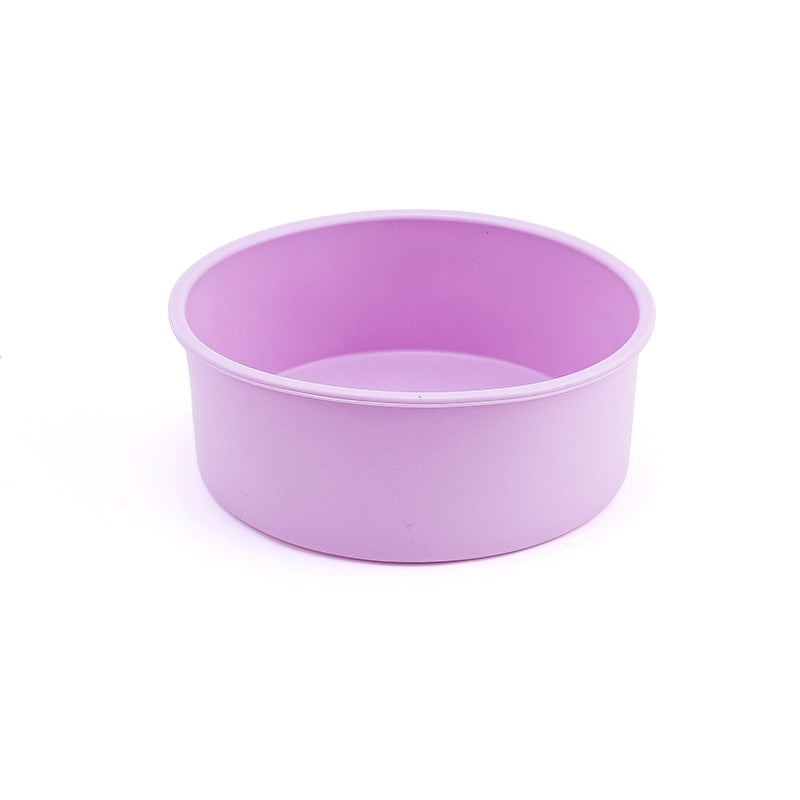 Round Silicone Cake Mold 4 6 8 10 Inch Silicone