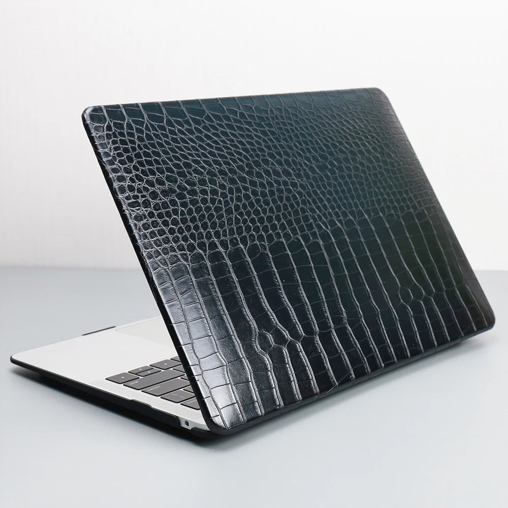 Crocodile PU Leather MacBook Case