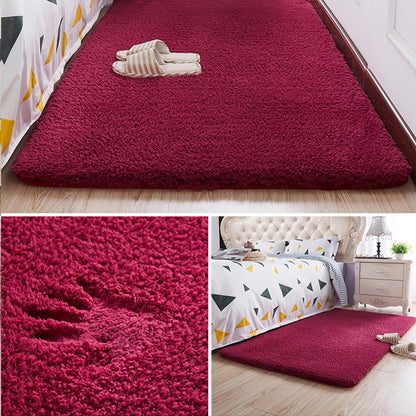 Nordic Fluffy Carpet For Bedroom Living Room