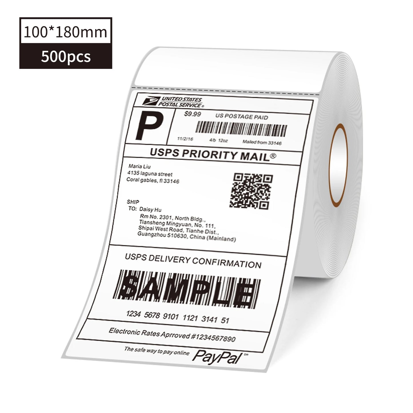 Thermal Shipping Labels Roll