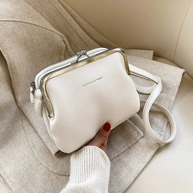Vintage Leather Crossbody Handbag
